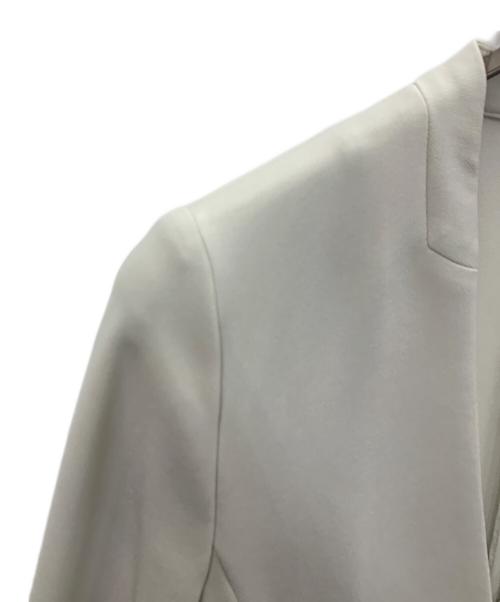 SOEJU（ソージュ）SOEJU (ソージュ) ノーカラージャケット ライトグレー サイズ:Mの古着・服飾アイテム