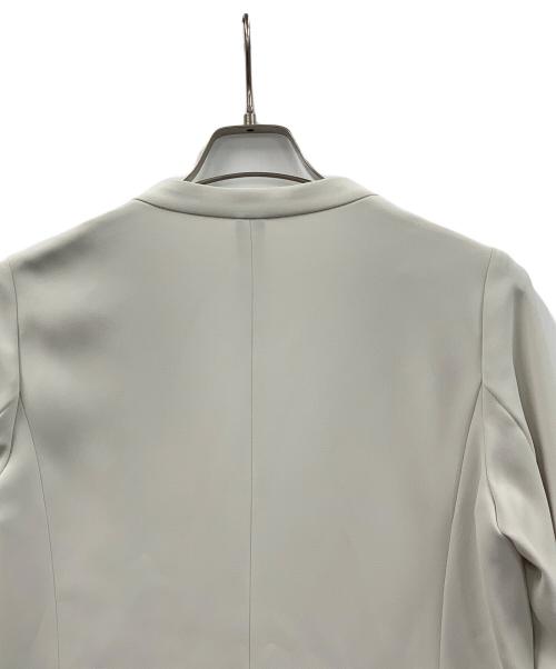 SOEJU（ソージュ）SOEJU (ソージュ) ノーカラージャケット ライトグレー サイズ:Mの古着・服飾アイテム