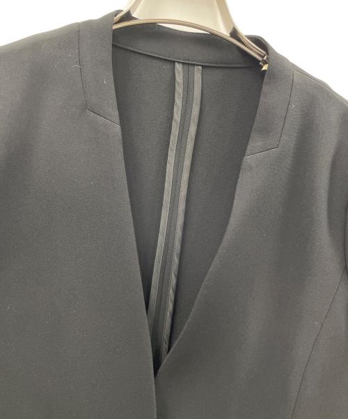 SOEJU（ソージュ）SOEJU (ソージュ) ノーカラージャケット ブラック サイズ:Mの古着・服飾アイテム