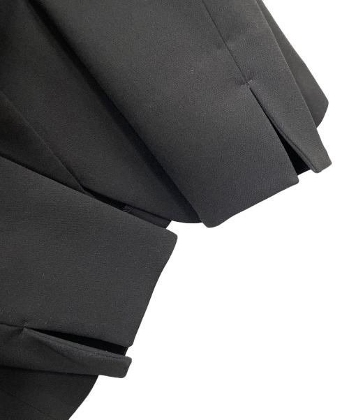 SOEJU（ソージュ）SOEJU (ソージュ) ノーカラージャケット ブラック サイズ:Mの古着・服飾アイテム