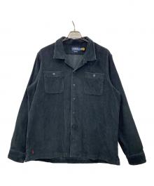 POLO RALPH LAUREN（ポロ・ラルフローレン）の古着「コーデュロイシャツジャケット」｜ブラック