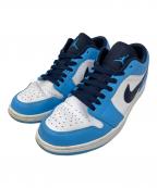 NIKEナイキ）の古着「ローカットスニーカー AIR JORDAN 1 LOW（エアジョーダン1ロー）」｜スカイブルー×ブラック