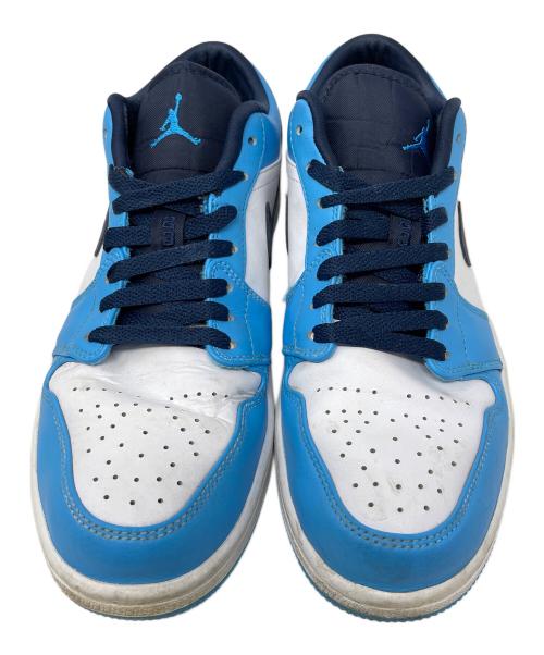NIKE（ナイキ）NIKE (ナイキ) ローカットスニーカー AIR JORDAN 1 LOW（エアジョーダン1ロー） スカイブルー×ブラック サイズ:27.5cmの古着・服飾アイテム