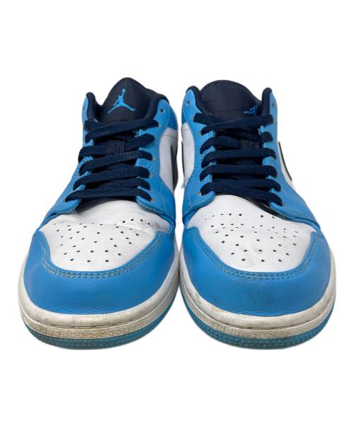NIKE（ナイキ）NIKE (ナイキ) ローカットスニーカー AIR JORDAN 1 LOW（エアジョーダン1ロー） スカイブルー×ブラック サイズ:27.5cmの古着・服飾アイテム