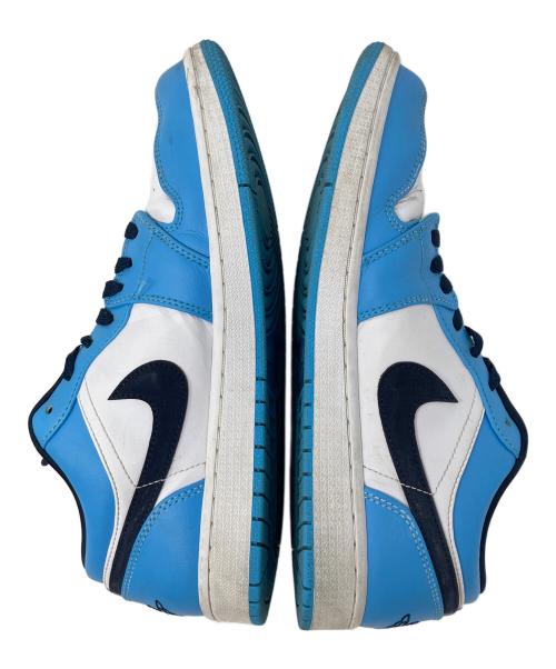 NIKE（ナイキ）NIKE (ナイキ) ローカットスニーカー AIR JORDAN 1 LOW（エアジョーダン1ロー） スカイブルー×ブラック サイズ:27.5cmの古着・服飾アイテム