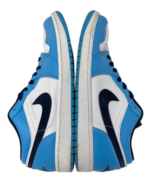 NIKE（ナイキ）NIKE (ナイキ) ローカットスニーカー AIR JORDAN 1 LOW（エアジョーダン1ロー） スカイブルー×ブラック サイズ:27.5cmの古着・服飾アイテム