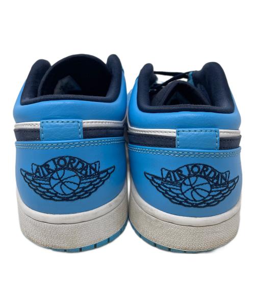 NIKE（ナイキ）NIKE (ナイキ) ローカットスニーカー AIR JORDAN 1 LOW（エアジョーダン1ロー） スカイブルー×ブラック サイズ:27.5cmの古着・服飾アイテム