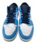 NIKE (ナイキ) ローカットスニーカー AIR JORDAN 1 LOW（エアジョーダン1ロー） スカイブルー×ブラック サイズ:27.5cm：5000円