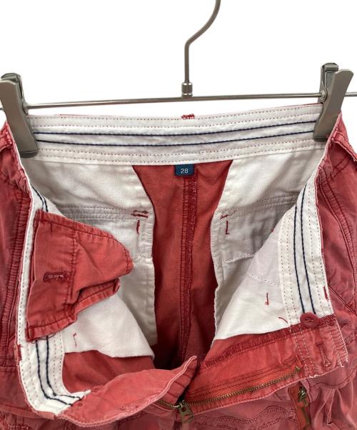 POLO RALPH LAUREN（ポロ・ラルフローレン）POLO RALPH LAUREN (ポロ・ラルフローレン) カーゴハーフパンツ ピンク サイズ:28の古着・服飾アイテム