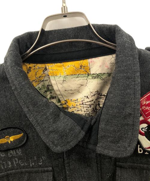 TMT（ティーエムティー）TMT (ティーエムティー) M65ジャケット グレー サイズ:Sの古着・服飾アイテム