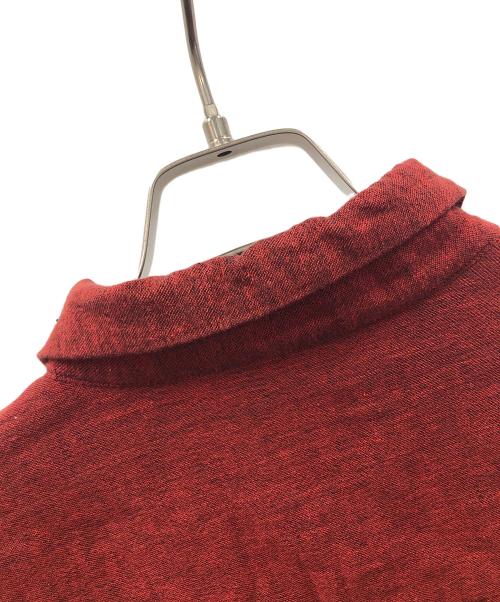 RATS（ラッツ）RATS (ラッツ) オープンカラーシャツ 23SS NATIVE JAQUARD SHIRT（2023年春夏 ネイティブ ジャガード シャツ） レッド サイズ:Lの古着・服飾アイテム