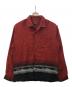 RATS（ラッツ）の古着「オープンカラーシャツ 23SS NATIVE JAQUARD SHIRT（2023年春夏 ネイティブ ジャガード シャツ）」｜レッド