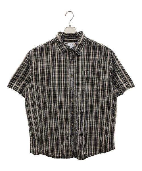 CarHartt（カーハート）CarHartt (カーハート) 半袖シャツ ベージュ×ブラック サイズ:XXL TALLの古着・服飾アイテム