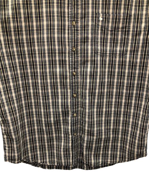 CarHartt（カーハート）CarHartt (カーハート) 半袖シャツ ベージュ×ブラック サイズ:XXL TALLの古着・服飾アイテム