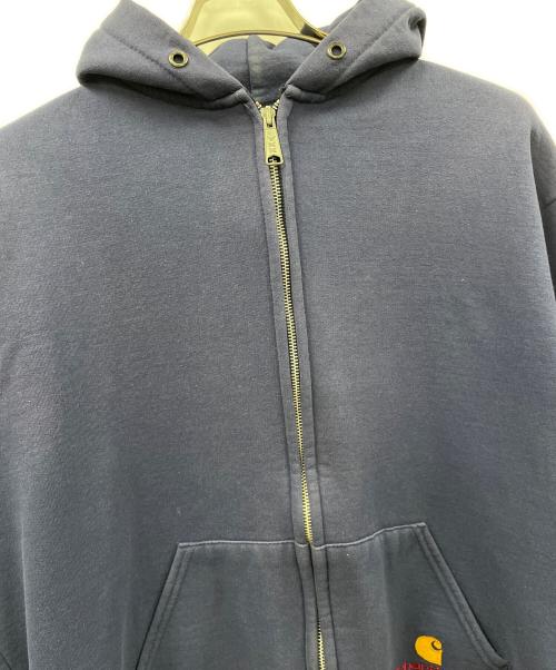 CarHartt（カーハート）CarHartt (カーハート) ジップパーカー ネイビー サイズ:XLの古着・服飾アイテム