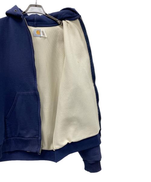 CarHartt（カーハート）CarHartt (カーハート) ジップパーカー ネイビー サイズ:XLの古着・服飾アイテム