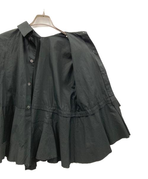 TAO COMME des GARCONS（タオ コムデギャルソン）TAO COMME des GARCONS (タオ コムデギャルソン) 長袖ブラウス ブラック サイズ:Mの古着・服飾アイテム