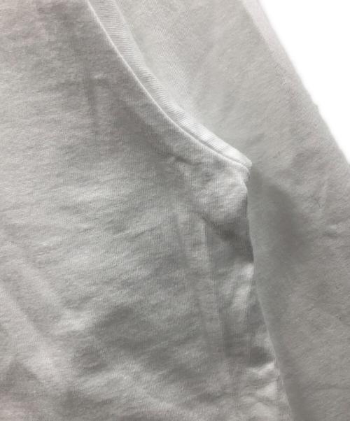 TAO COMME des GARCONS（タオ コムデギャルソン）TAO COMME des GARCONS (タオ コムデギャルソン) 綿天竺 リボンモチーフ長袖カットソー ホワイト サイズ:Lの古着・服飾アイテム