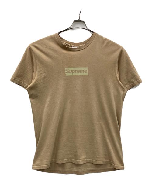 SUPREME（シュプリーム）Supreme (シュプリーム) Tシャツ Tonal Box Logo Tee（トーナル ボックス ロゴ ティー） ベージュ サイズ:Lの古着・服飾アイテム