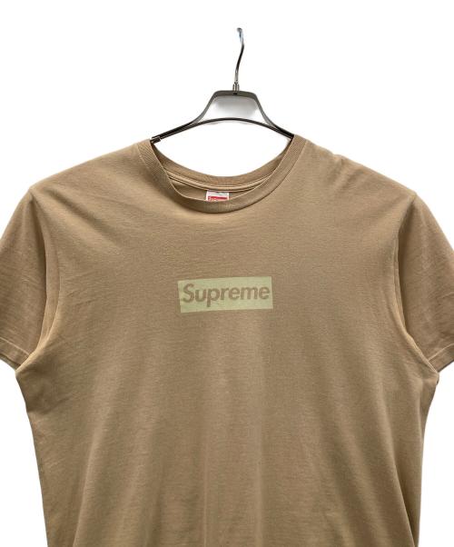 SUPREME（シュプリーム）Supreme (シュプリーム) Tシャツ Tonal Box Logo Tee（トーナル ボックス ロゴ ティー） ベージュ サイズ:Lの古着・服飾アイテム