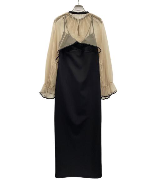 Ameri（アメリ）Ameri (アメリ) キャミソールワンピース MANY WAY AIRY VEIL DRESS（メニー ウェイ エアリー ヴェール ドレス） ブラック サイズ:Mの古着・服飾アイテム