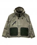 NIKEナイキ）の古着「NIKE TECH STORM-FIT HOODED RAIN JACKET（ナイキ テック ストーム-フィット フーデッド レイン ジャケット）」｜グリーン