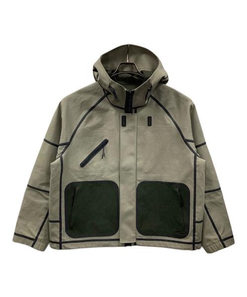 NIKE（ナイキ）NIKE (ナイキ) NIKE TECH STORM-FIT HOODED RAIN JACKET（ナイキ テック ストーム-フィット フーデッド レイン ジャケット） グリーン サイズ:Mの古着・服飾アイテム