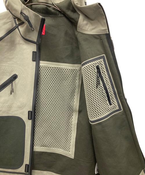 NIKE（ナイキ）NIKE (ナイキ) NIKE TECH STORM-FIT HOODED RAIN JACKET（ナイキ テック ストーム-フィット フーデッド レイン ジャケット） グリーン サイズ:Mの古着・服飾アイテム