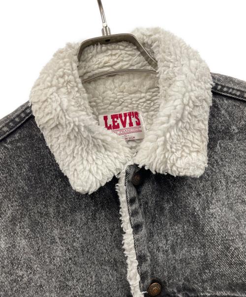 LEVI'S（リーバイス）LEVI'S (リーバイス) デニムボアランチジャケット ブラック サイズ:Ｓの古着・服飾アイテム