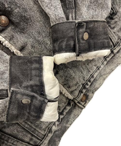 LEVI'S（リーバイス）LEVI'S (リーバイス) デニムボアランチジャケット ブラック サイズ:Ｓの古着・服飾アイテム