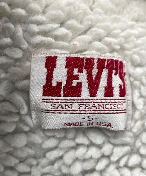 LEVI'S（リーバイス）LEVI'S (リーバイス) デニムボアランチジャケット ブラック サイズ:Ｓの古着・服飾アイテム