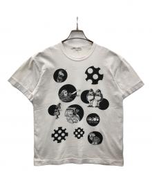 COMME des GARCONS（コムデギャルソン）の古着「AD2013ドットデザインTシャツ」｜ホワイト
