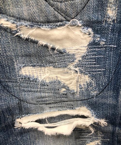 Hysteric Glamour（ヒステリックグラマー）Hysteric Glamour (ヒステリックグラマー) ダメージデニムパンツ インディゴ サイズ:XSの古着・服飾アイテム