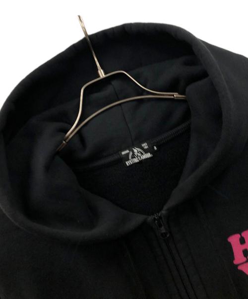 Hysteric Glamour（ヒステリックグラマー）Hysteric Glamour (ヒステリックグラマー) ジップパーカー SPANKS（スパンクス） ブラック サイズ:Sの古着・服飾アイテム