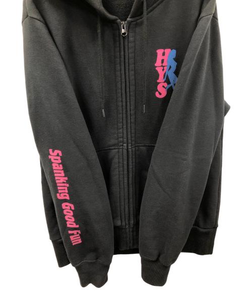 Hysteric Glamour（ヒステリックグラマー）Hysteric Glamour (ヒステリックグラマー) ジップパーカー SPANKS（スパンクス） ブラック サイズ:Sの古着・服飾アイテム
