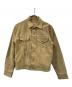 RED WOOD（レッドウッド）の古着「スウェードジャケット RANCH WEAR（ランチ ウェア）」｜ベージュ