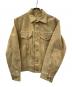 中古・古着 RED WOOD (レッドウッド) スウェードジャケット RANCH WEAR（ランチ ウェア） ベージュ サイズ:L：7000円