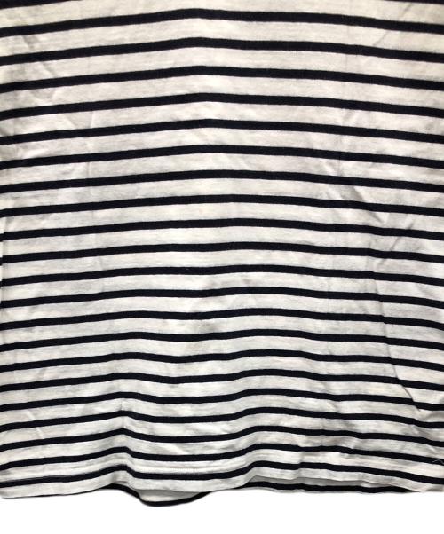 COMME des GARCONS JUNYA WATANABE MAN（コムデギャルソンジュンヤワタナベマン）COMME des GARCONS JUNYA WATANABE MAN (コム デ ギャルソン ジュンヤ ワタナベ マン) エポレット付きTシャツ ホワイト×ブラック サイズ:Lの古着・服飾アイテム