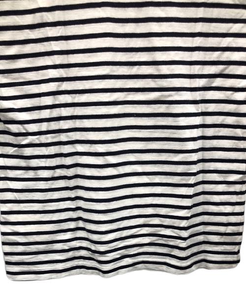 COMME des GARCONS JUNYA WATANABE MAN（コムデギャルソンジュンヤワタナベマン）COMME des GARCONS JUNYA WATANABE MAN (コム デ ギャルソン ジュンヤ ワタナベ マン) エポレット付きTシャツ ホワイト×ブラック サイズ:Lの古着・服飾アイテム