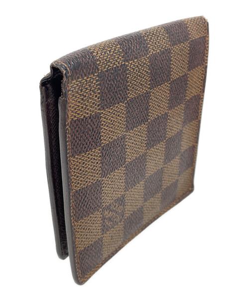 LOUIS VUITTON（ルイ ヴィトン）LOUIS VUITTON (ルイ ヴィトン) 2つ折り財布 ダミエ ポルトフォイユ・マルコ サイズ:実寸サイズにてご確認ください。の古着・服飾アイテム