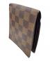 中古・古着 LOUIS VUITTON (ルイ ヴィトン) 2つ折り財布 ダミエ ポルトフォイユ・マルコ サイズ:実寸サイズにてご確認ください。：9000円