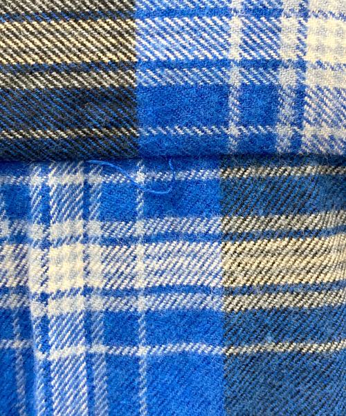 RATS（ラッツ）RATS (ラッツ) オープンカラーシャツ COTTON RAYON CHECK SHIRT（コットン レーヨン チェック シャツ） ブルー×ブラック サイズ:XLの古着・服飾アイテム