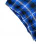 中古・古着 RATS (ラッツ) オープンカラーシャツ COTTON RAYON CHECK SHIRT（コットン レーヨン チェック シャツ） ブルー×ブラック サイズ:XL：25000円