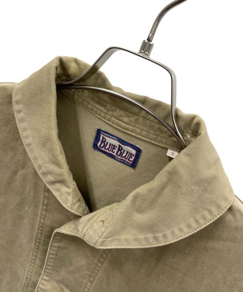 BLUE BLUE（ブルーブルー）BLUE BLUE (ブルーブルー) カバーオール カーキ サイズ:Mの古着・服飾アイテム