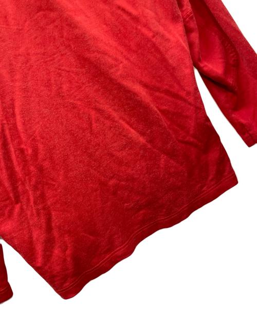 POLO RALPH LAUREN（ポロ・ラルフローレン）POLO RALPH LAUREN (ポロ・ラルフローレン) ロングスリーブカットソー ホッケーシャツ レッド×ホワイト サイズ:XLの古着・服飾アイテム