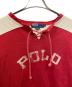 POLO RALPH LAUREN (ポロ・ラルフローレン) ロングスリーブカットソー ホッケーシャツ レッド×ホワイト サイズ:XL：8000円
