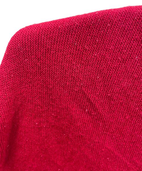 CLASSICS（クラシック）CLASSICS (クラシック) ニットカーディガン レッド サイズ:Mの古着・服飾アイテム