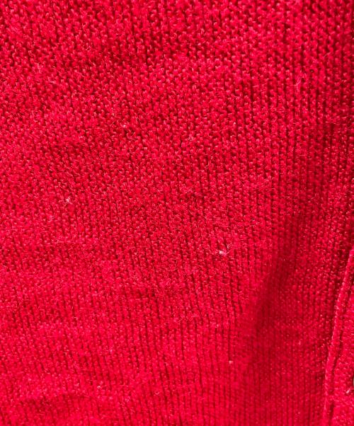 CLASSICS（クラシック）CLASSICS (クラシック) ニットカーディガン レッド サイズ:Mの古着・服飾アイテム