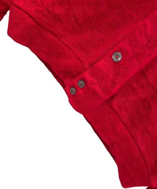 CLASSICS（クラシック）CLASSICS (クラシック) ニットカーディガン レッド サイズ:Mの古着・服飾アイテム