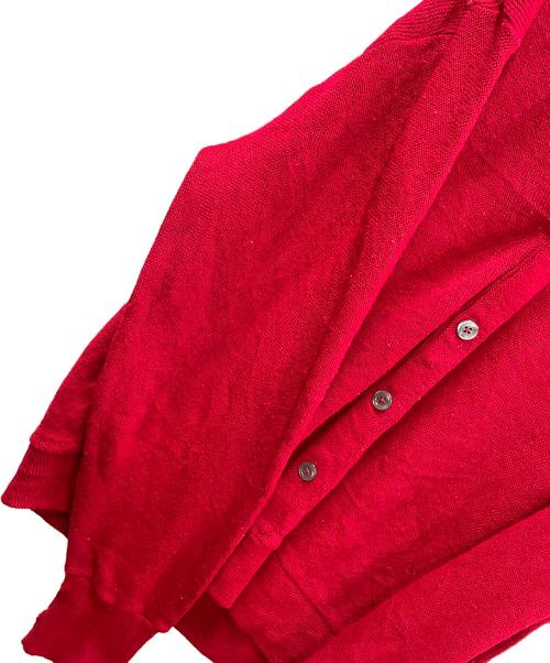 CLASSICS（クラシック）CLASSICS (クラシック) ニットカーディガン レッド サイズ:Mの古着・服飾アイテム